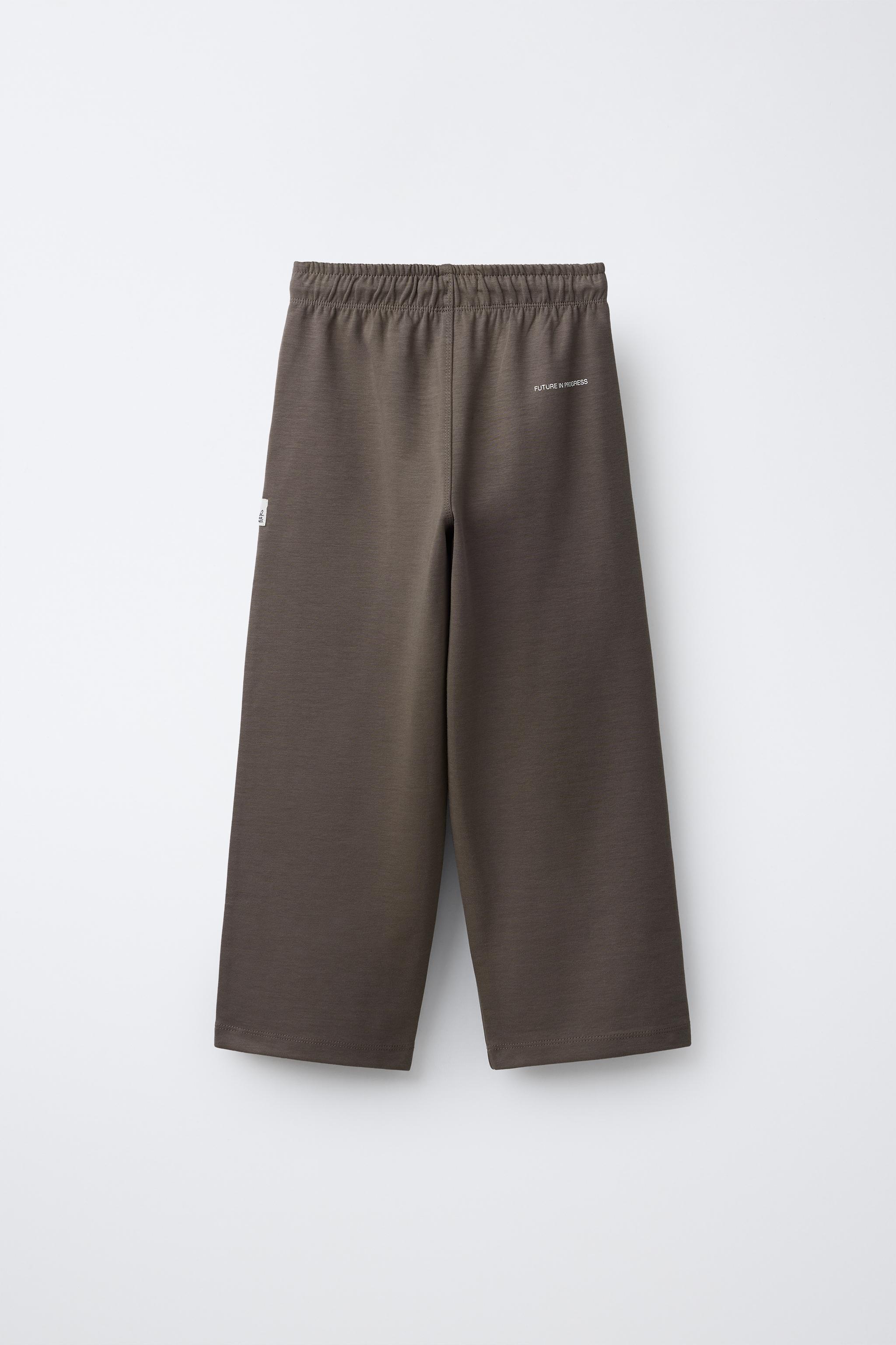 PANTALON EN MOLLETON DROIT INTERLOCK